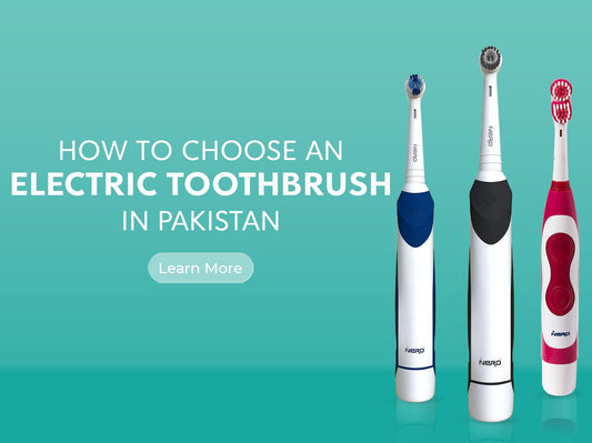 How to choose an electric toothbrush in Pakistan: key features, buying tips and NERO electric toothbrush models.