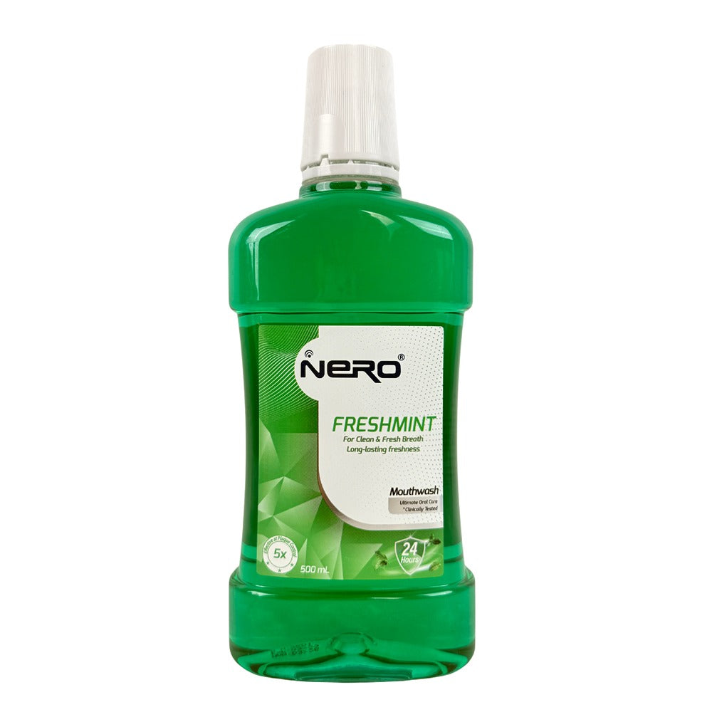 Nero Mouthwash Freshmint Clean & Fresh Breath 500ml