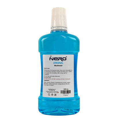 Nero Mouthwash Original Kills 99.9% Germs 500ml