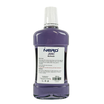 Nero Mouthwash Zero Alcohol Multi Protection 500ml